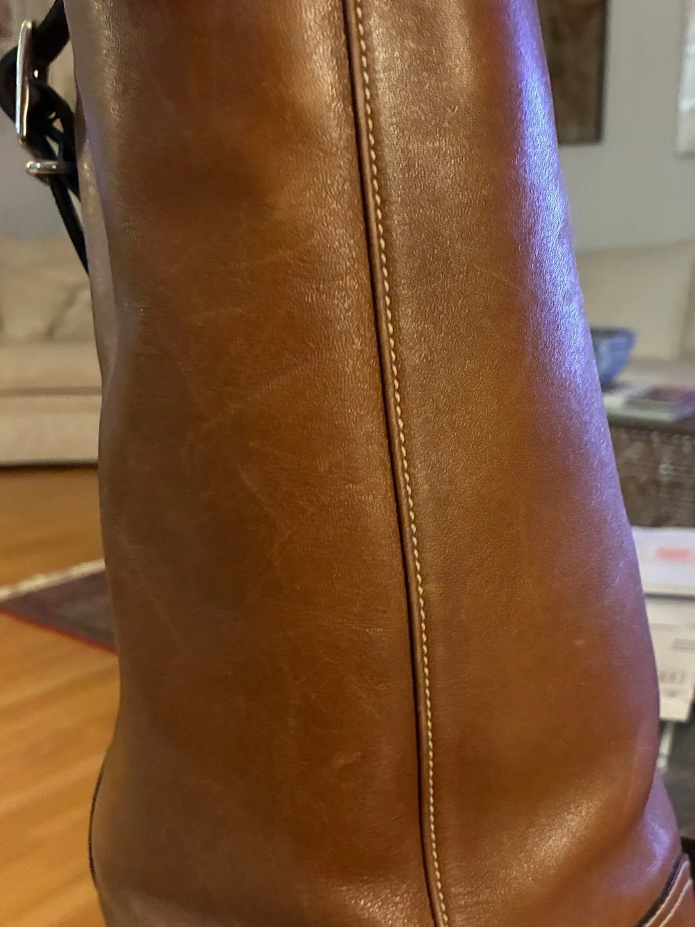 Coach Brown Leather Tote Bag